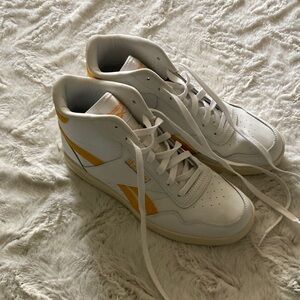 Reebok Women's Club C Sneakers in White and Yellow